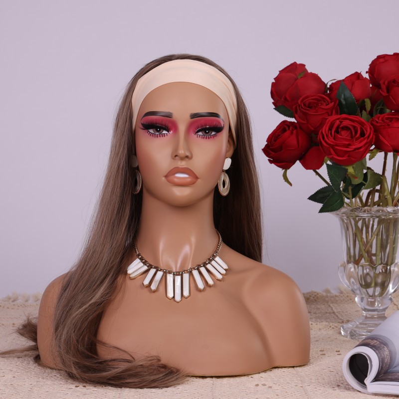 Body Jewelry Store - PVC Half Body Mannequin Head with