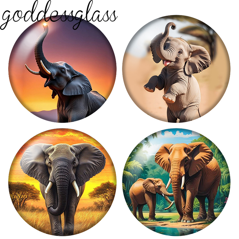 Body Jewelry Top - Elephant Cute Wild Animal 10pcs 12mm/20mm/25mm
