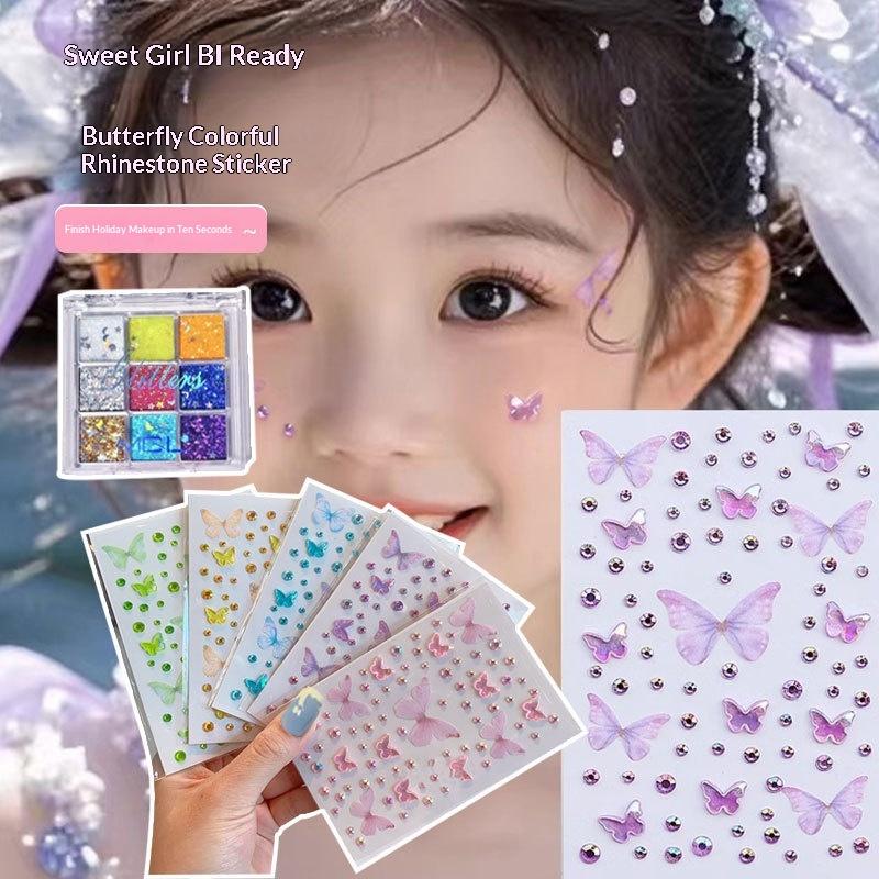 Body Jewelry Stickers - Face Painting Stickers For Kids Girl
