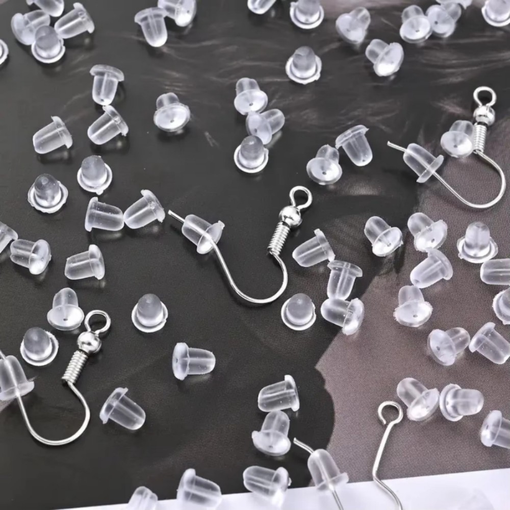 Body Jewelry Store - 100pcs/lot Earrings Jewelry Accessories Bullet Plastic