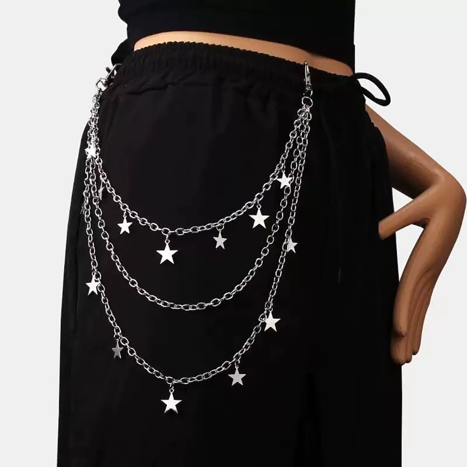 Body Jewelry Chains - Sexy Y2K Layered Star Dangle Pants