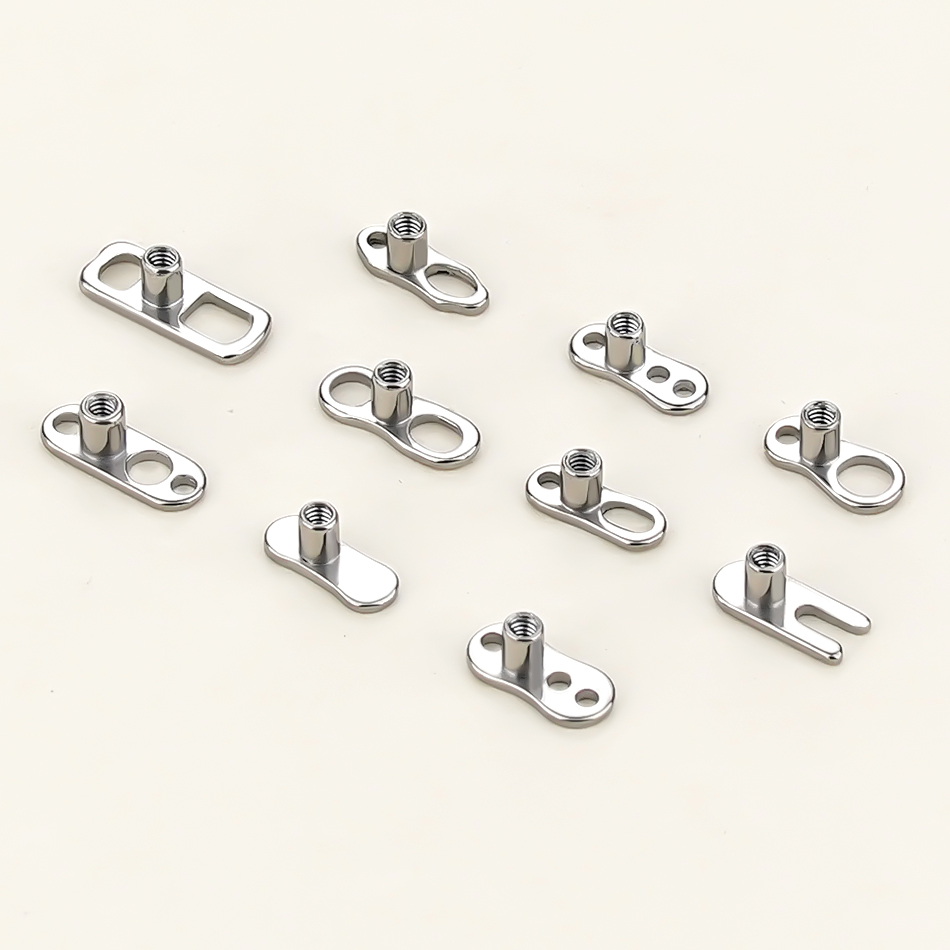 Dermal Anchor Top - 5Pcs/10Pcs /50Pcs Titanium Dermal Anchor Base