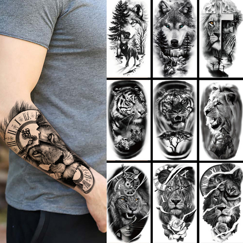 Body Jewelry Stickers - Waterproof Temporary Tattoo Sticker Forest Big