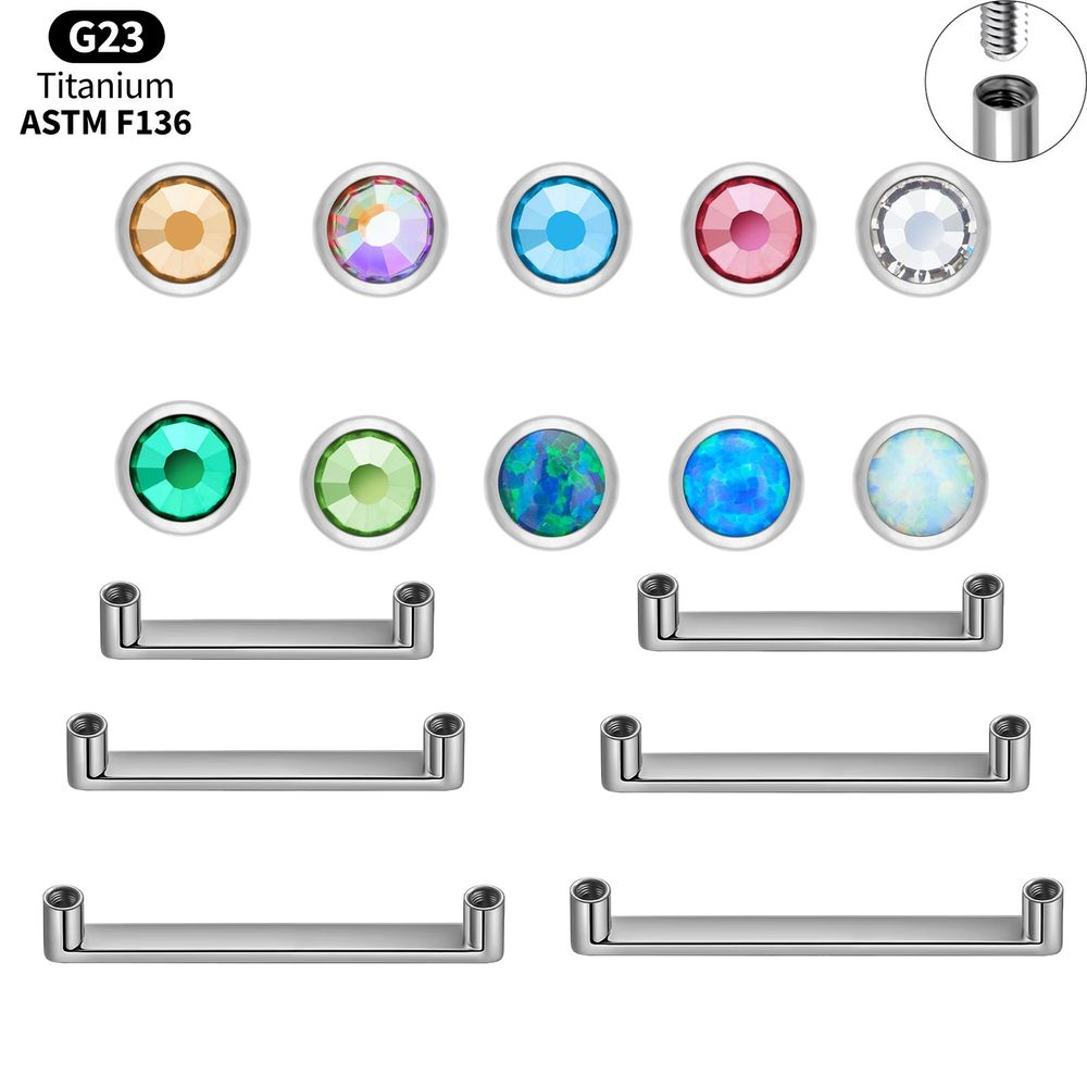 Dermal Anchor Top - ASTM F136 Titanium Dermal Anchor Top