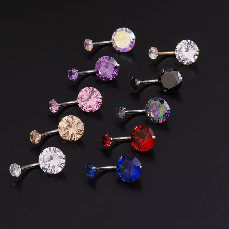 Body Jewelry For Sensitive Skin - 14G Belly Button Rings Surgical Stainless