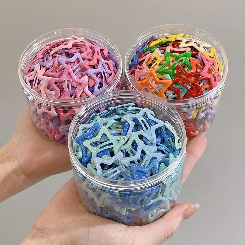 Colorful Kawaii Star Barrettes - огляд і ціна Body Jewelry Wholesale
