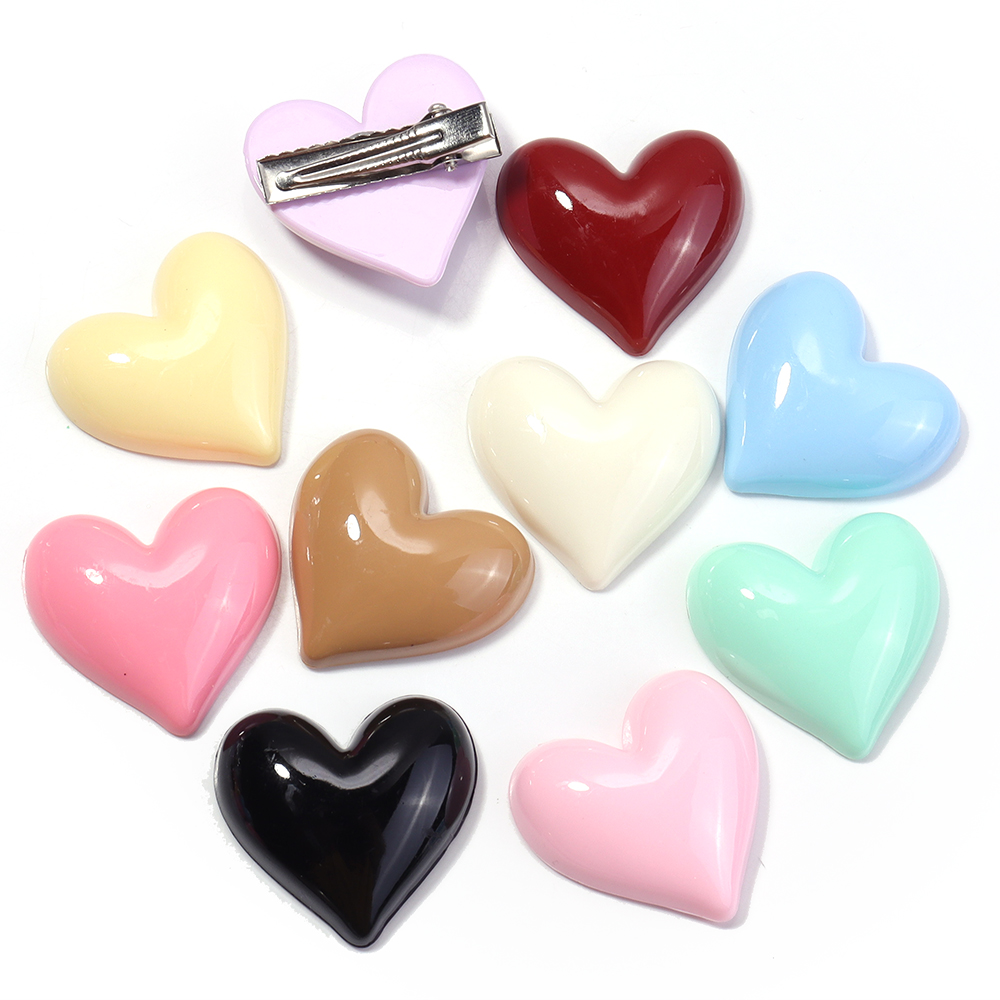 10pcs Colorful Cute Heart Flat - огляд і ціна Body Jewelry Top