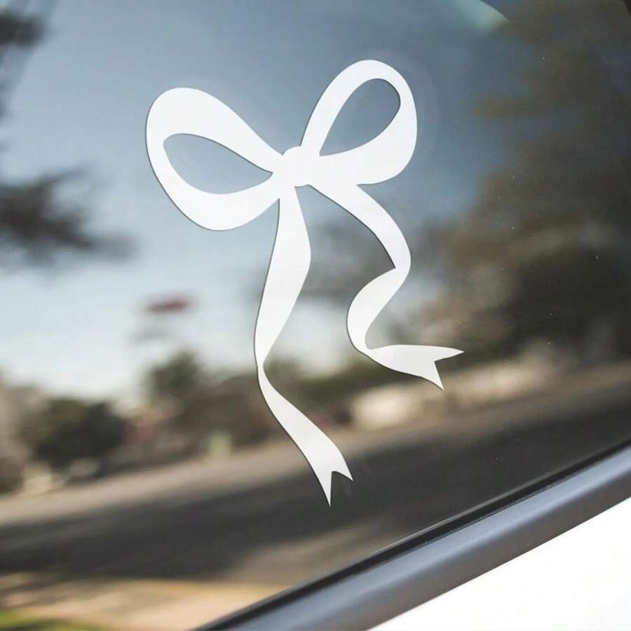 1 Pc Bow Car Decal, Vinyl Girl - огляд і ціна Body Jewelry Stickers