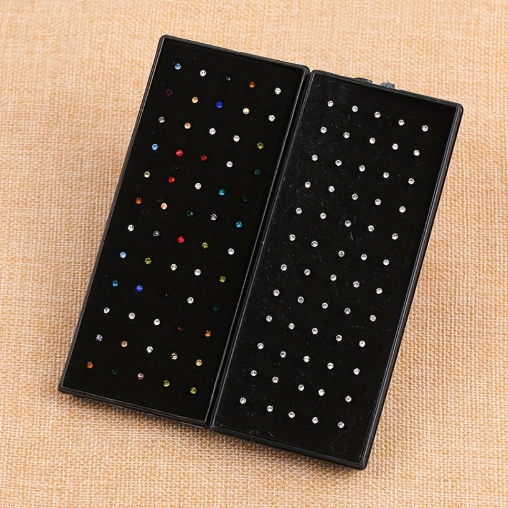 60pcs Nose Ring Set Stud Earri - огляд і ціна Body Jewelry Store