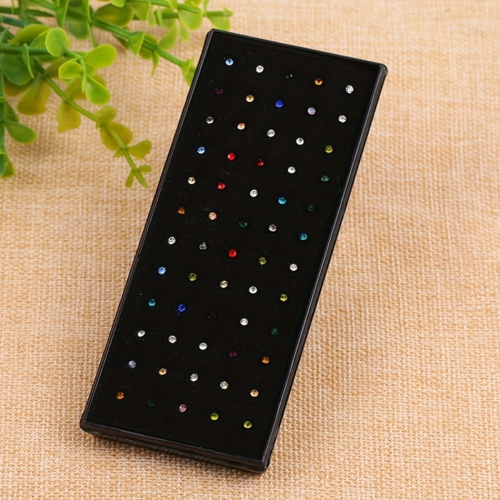 60pcs Nose Ring Set Stud Earri - огляд і ціна Body Jewelry Store