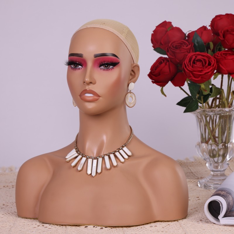 PVC Half Body Mannequin Head w - огляд і ціна Body Jewelry Store
