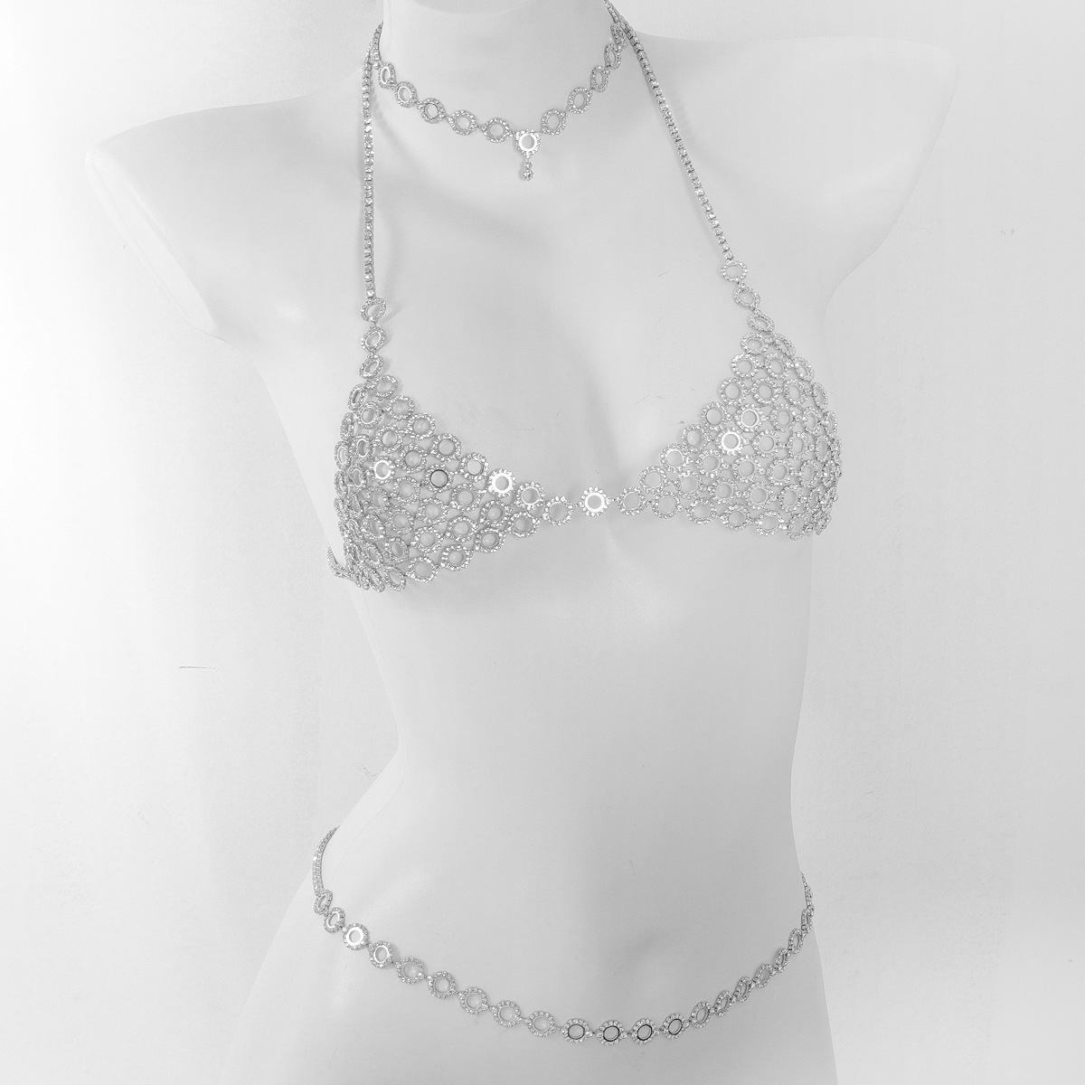 Fashionable Circular Splicing  - огляд і ціна Body Jewelry Necklace
