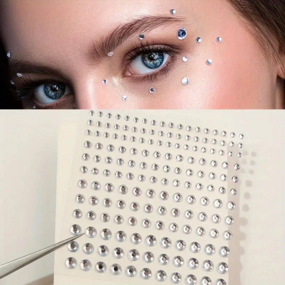 165pcs Self-Adhesive Rhineston - огляд і ціна Body Jewelry Stickers