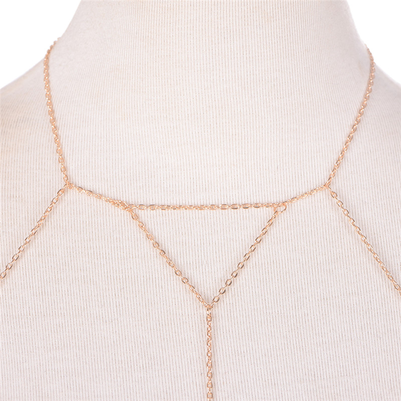 Gold Silver Fashion Link Chain - огляд і ціна Body Jewelry Necklace