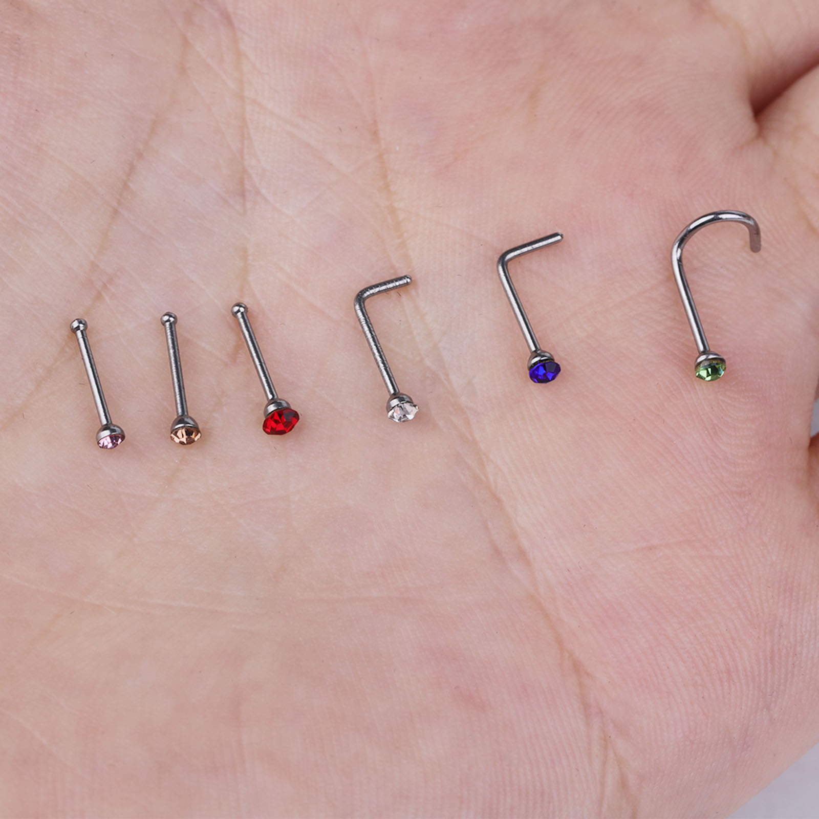 Hypoallergenic Nose Studs - Ti - огляд і ціна Body Jewelry For Sensitive Skin