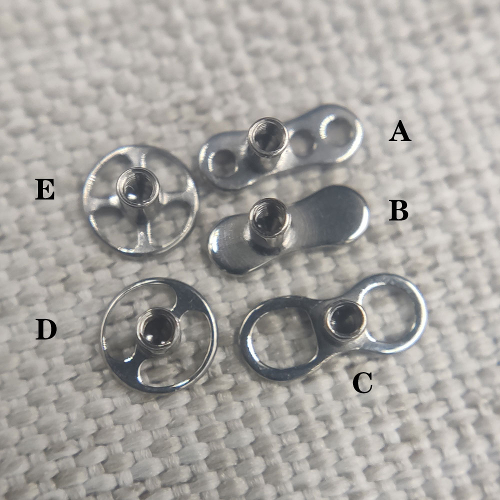 14G Implant Grade Titanium AST - огляд і ціна Dermal Anchor Top