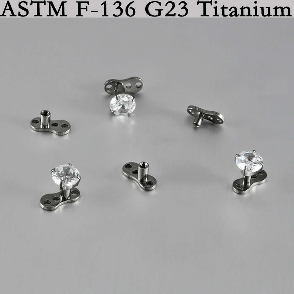 5/1PCS G23 Titanium Surface Pi - огляд і ціна Dermal Anchor Top