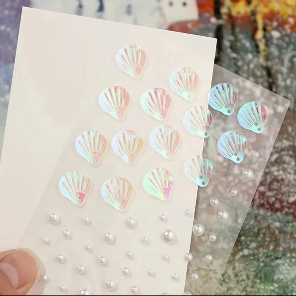 1Sheet Iridescent Shell Mixed  - огляд і ціна Body Jewelry Stickers