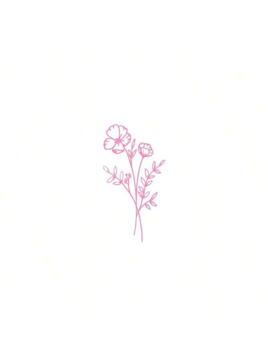 1pc Wild Flower Car Sticker, S - огляд і ціна Body Jewelry Stickers