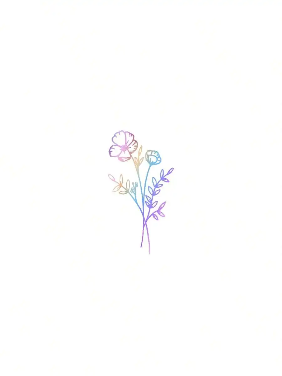 1pc Wild Flower Car Sticker, S - огляд і ціна Body Jewelry Stickers