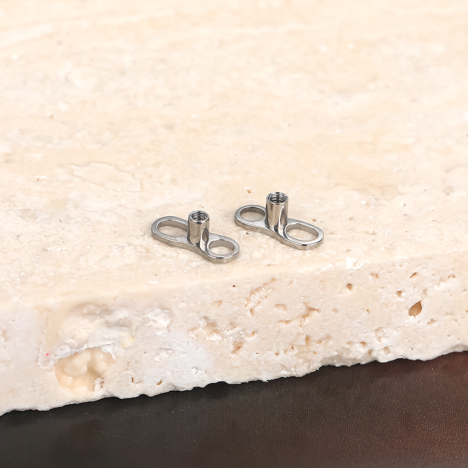 5Pcs/10Pcs /50Pcs Titanium Der - огляд і ціна Dermal Anchor Top