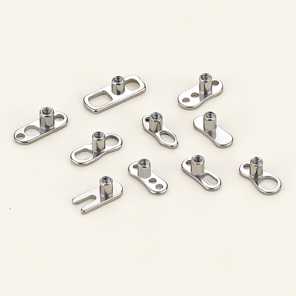 5Pcs/10Pcs /50Pcs Titanium Der - огляд і ціна Dermal Anchor Top