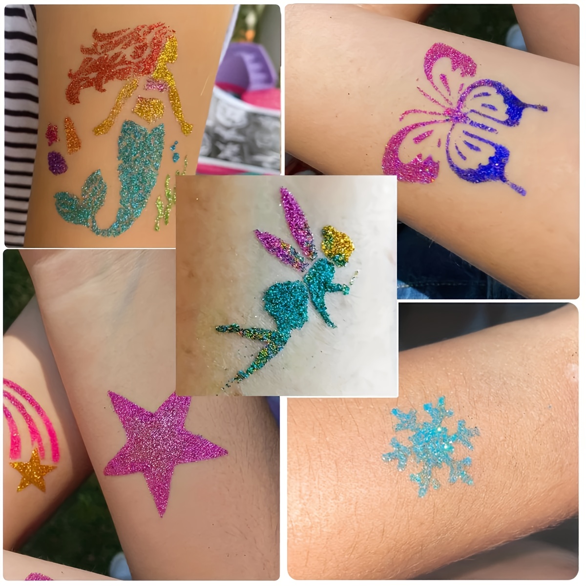 DIY Flash Tattoo 12 Colors of  - огляд і ціна Body Jewelry Glue