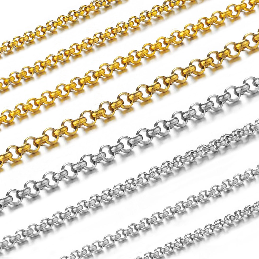 1 Meter 2-4mm Stainless Steel  - огляд і ціна Body Jewelry Chains