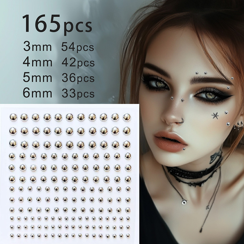 3D Face Eyes Party Makeup Tatt - огляд і ціна Body Jewelry Stickers