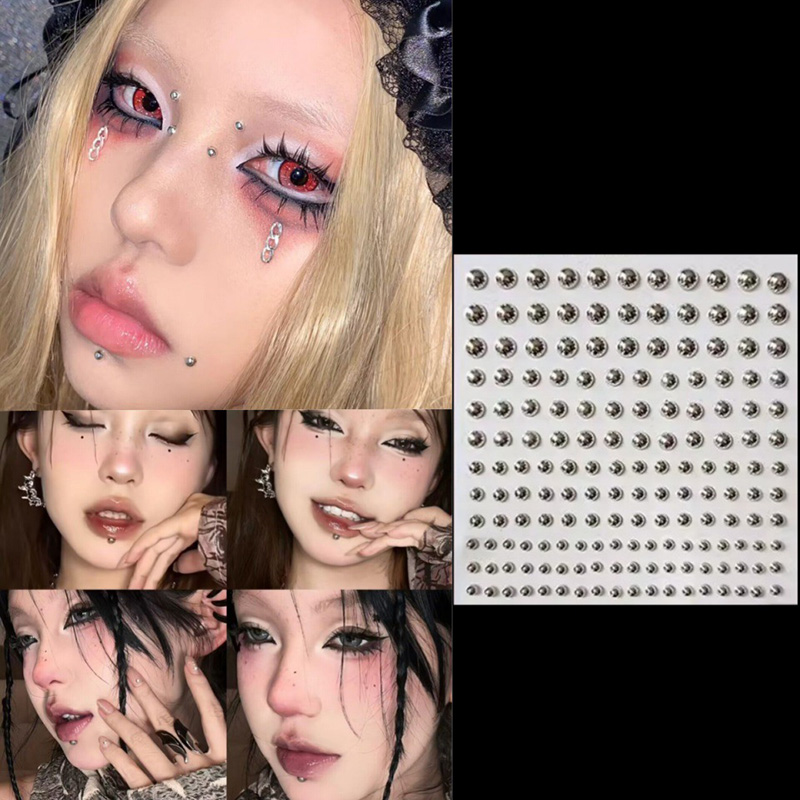 3D Face Eyes Party Makeup Tatt - огляд і ціна Body Jewelry Stickers
