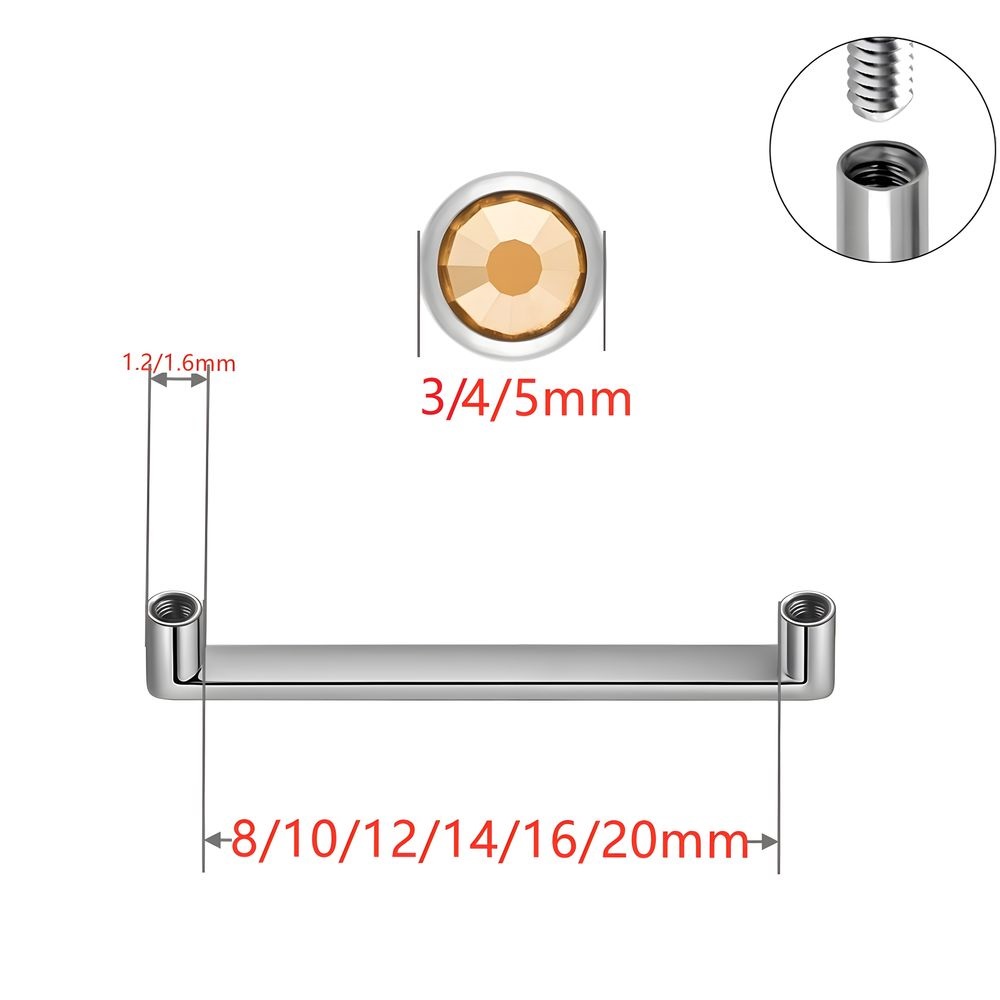 ASTM F136 Titanium Dermal Anch - огляд і ціна Dermal Anchor Top