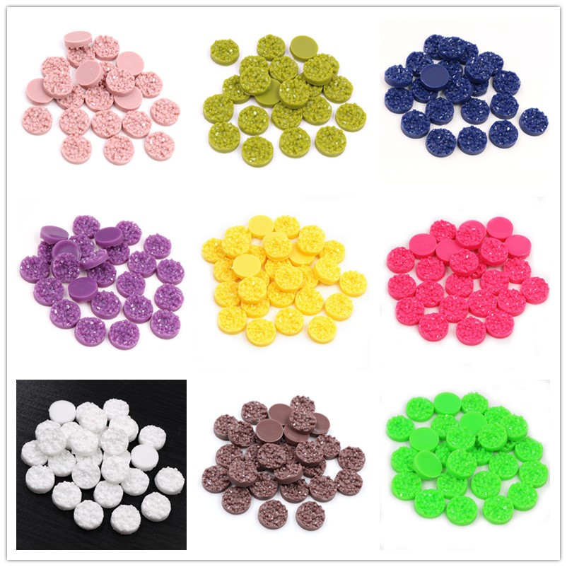 40pcs Resin Druzy Cabochons Do - огляд і ціна Body Jewelry Top