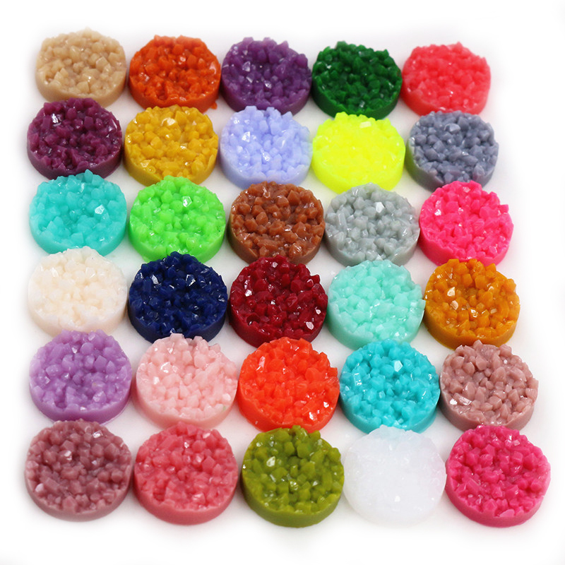 40pcs Resin Druzy Cabochons Do - огляд і ціна Body Jewelry Top