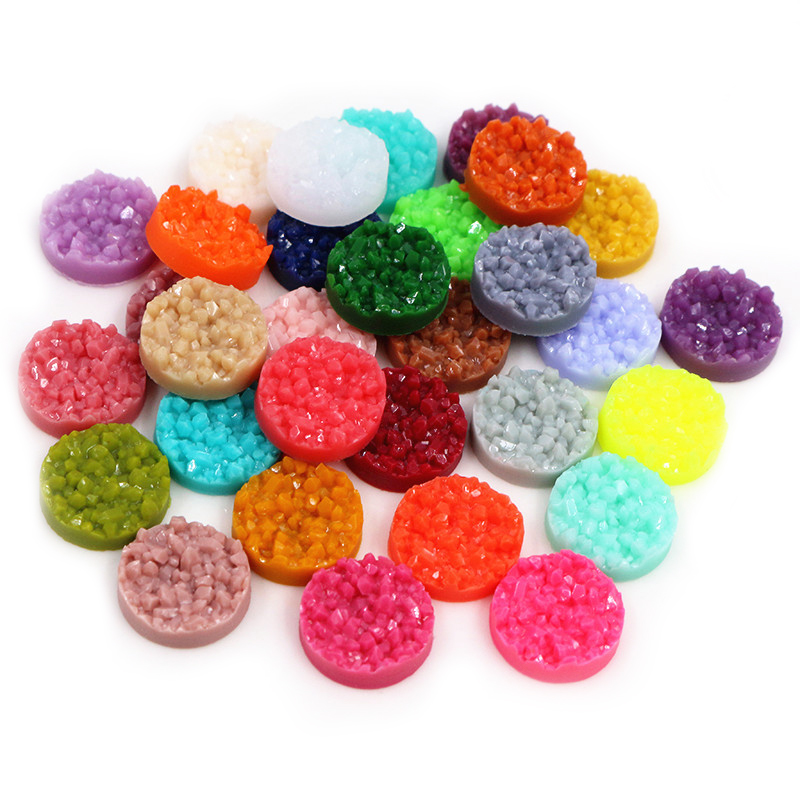 40pcs Resin Druzy Cabochons Do - огляд і ціна Body Jewelry Top