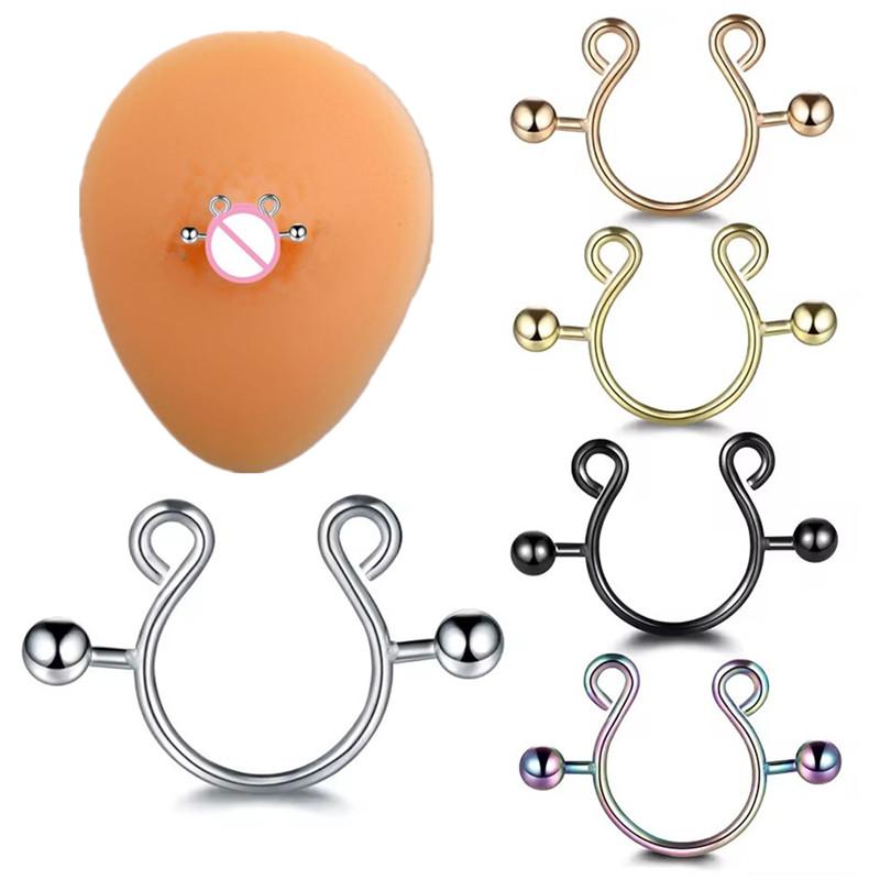 【SA】2Pcs Stainless Steel Nippl - огляд і ціна Body Jewelry Wholesale