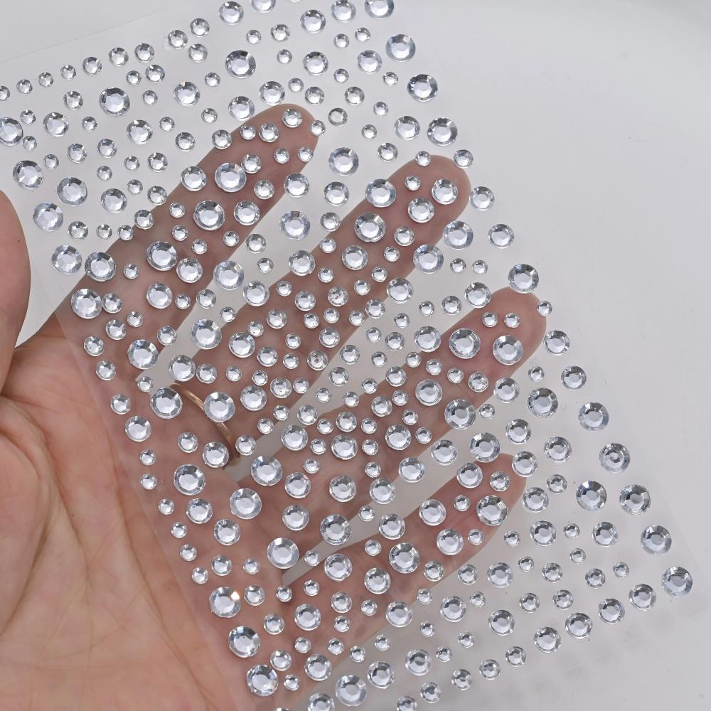 1 Sheet Silver-White Glitter 3 - огляд і ціна Body Jewelry Stickers