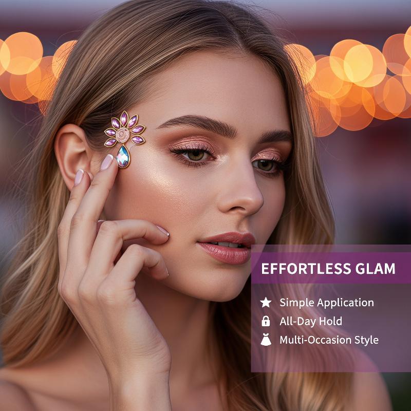 Face Jewel Stickers Iridescent - огляд і ціна Body Jewelry Stickers