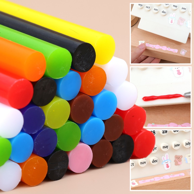 Colorful Hot Melt Glue Sticks  - огляд і ціна Body Jewelry Glue