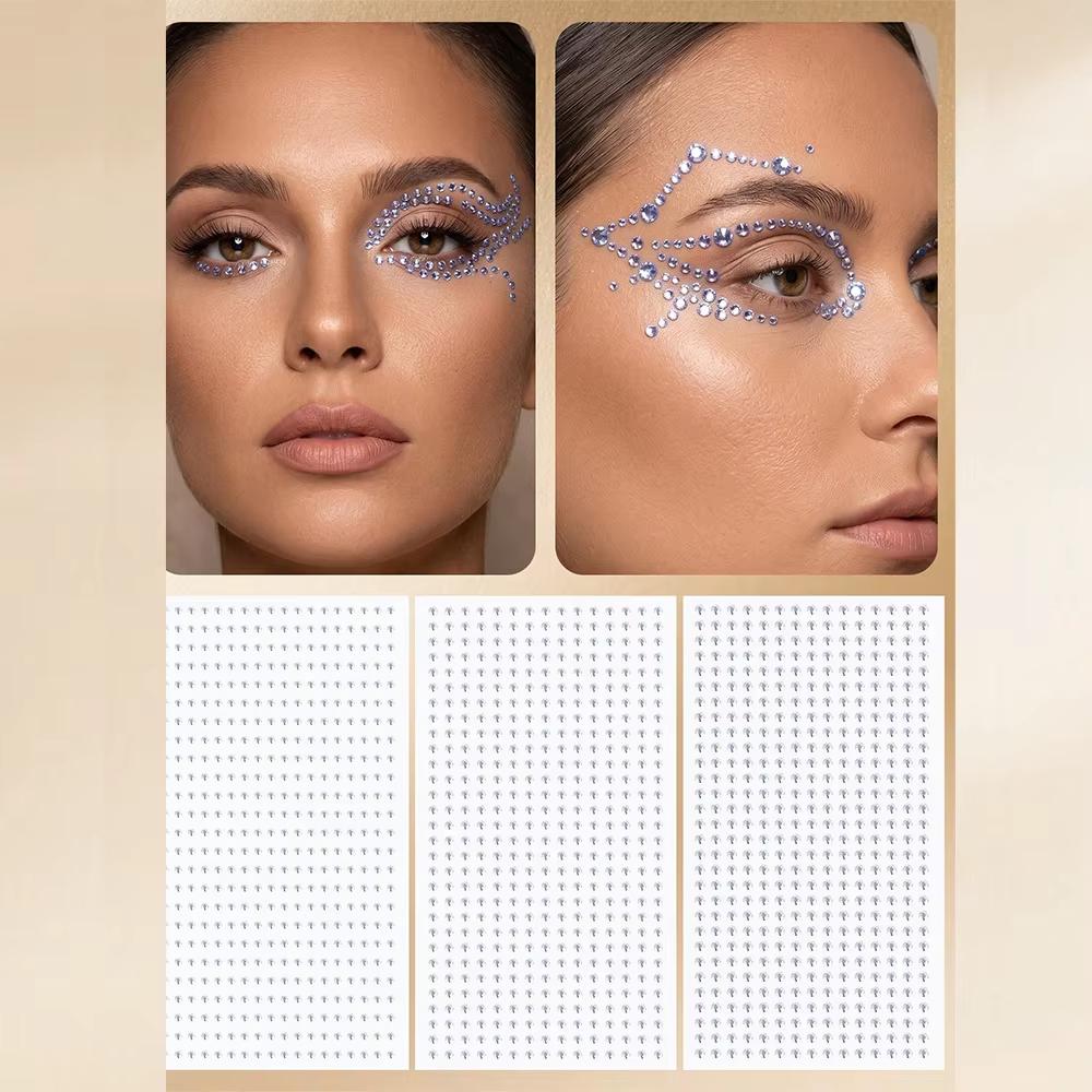 Fake Nose Rings Face Gems Hair - огляд і ціна Body Jewelry Stickers