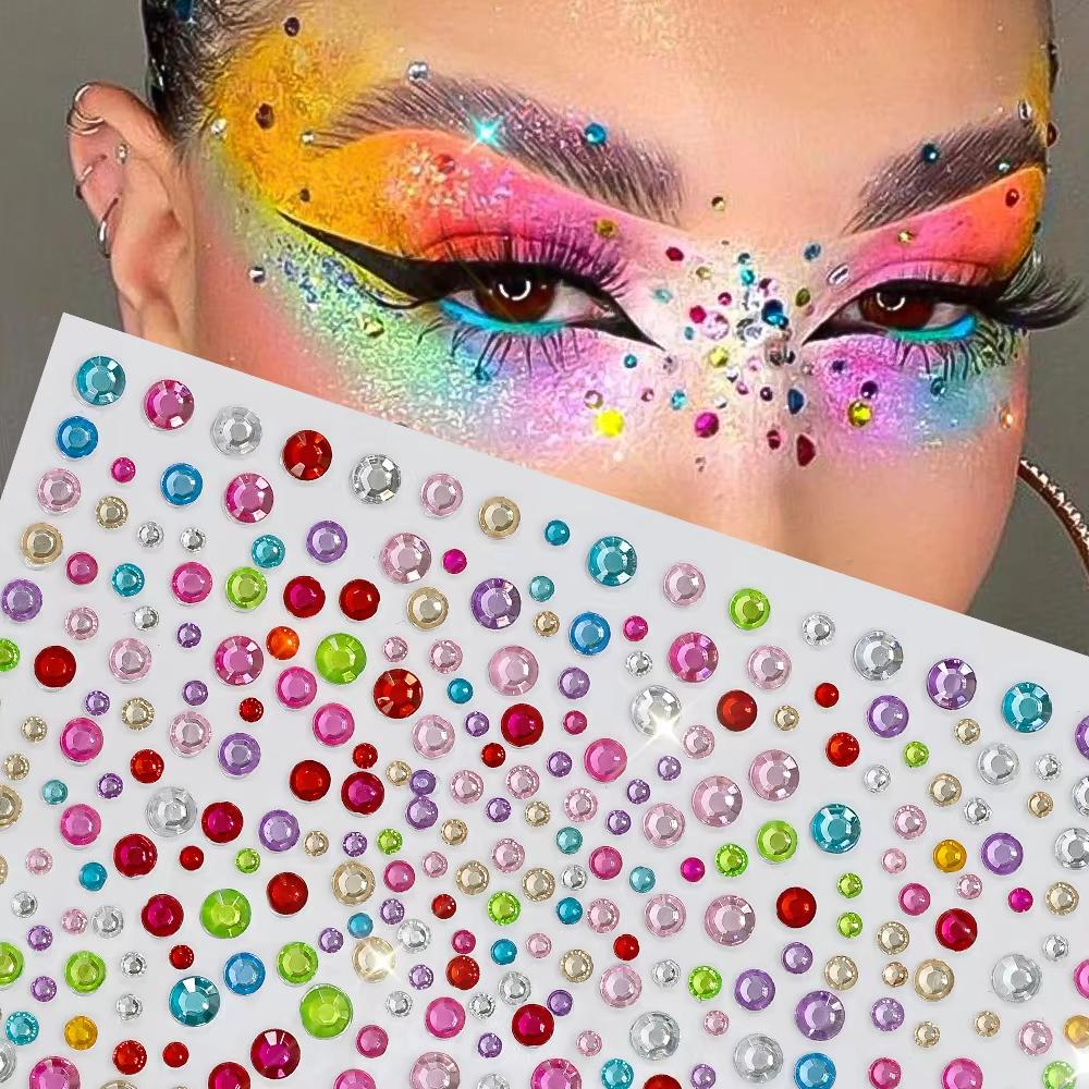 1sheet White Pearl Rhinestones - огляд і ціна Body Jewelry Stickers