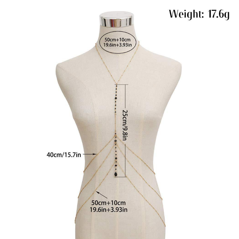 Sexy Multilayer Tassel Bead Be - огляд і ціна Body Jewelry Necklace
