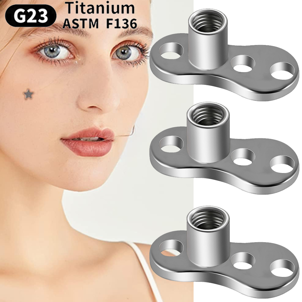 1PC 14G/16G Grade G23 Titanium - огляд і ціна Dermal Anchor Top