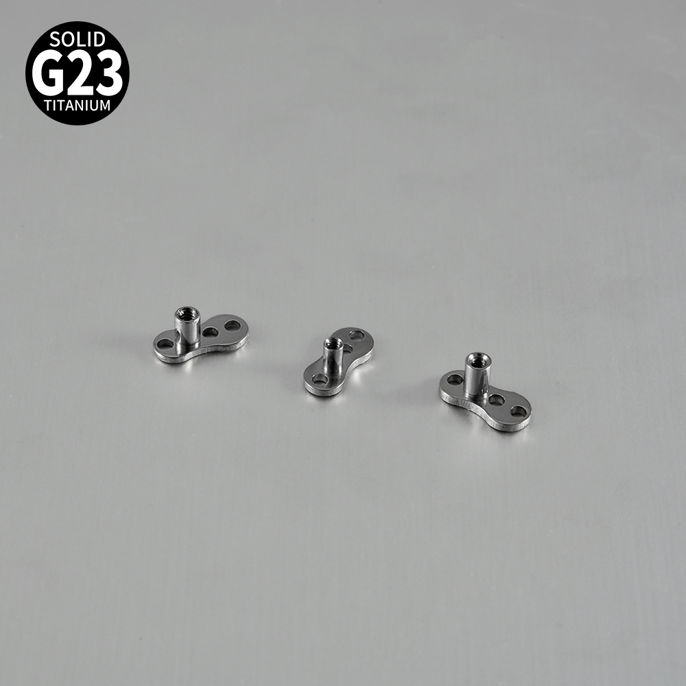 1PC 14G/16G Grade G23 Titanium - огляд і ціна Dermal Anchor Top