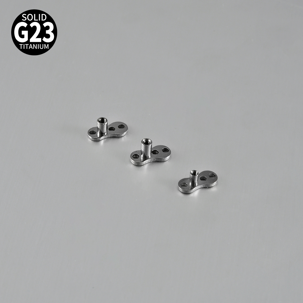 1PC 14G/16G Grade G23 Titanium - огляд і ціна Dermal Anchor Top