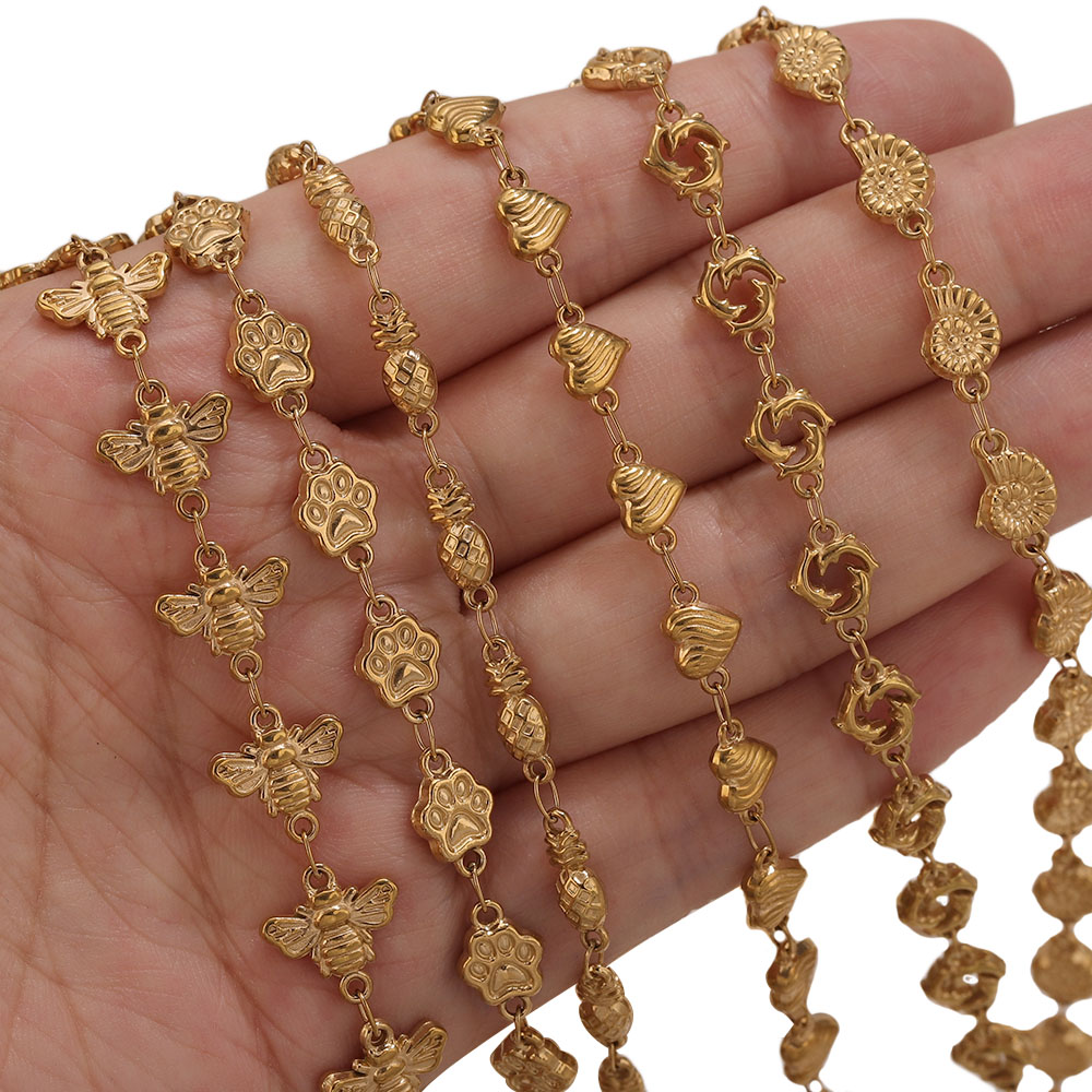 1M PVD Gold Stainless Steel He - огляд і ціна Body Jewelry Wholesale