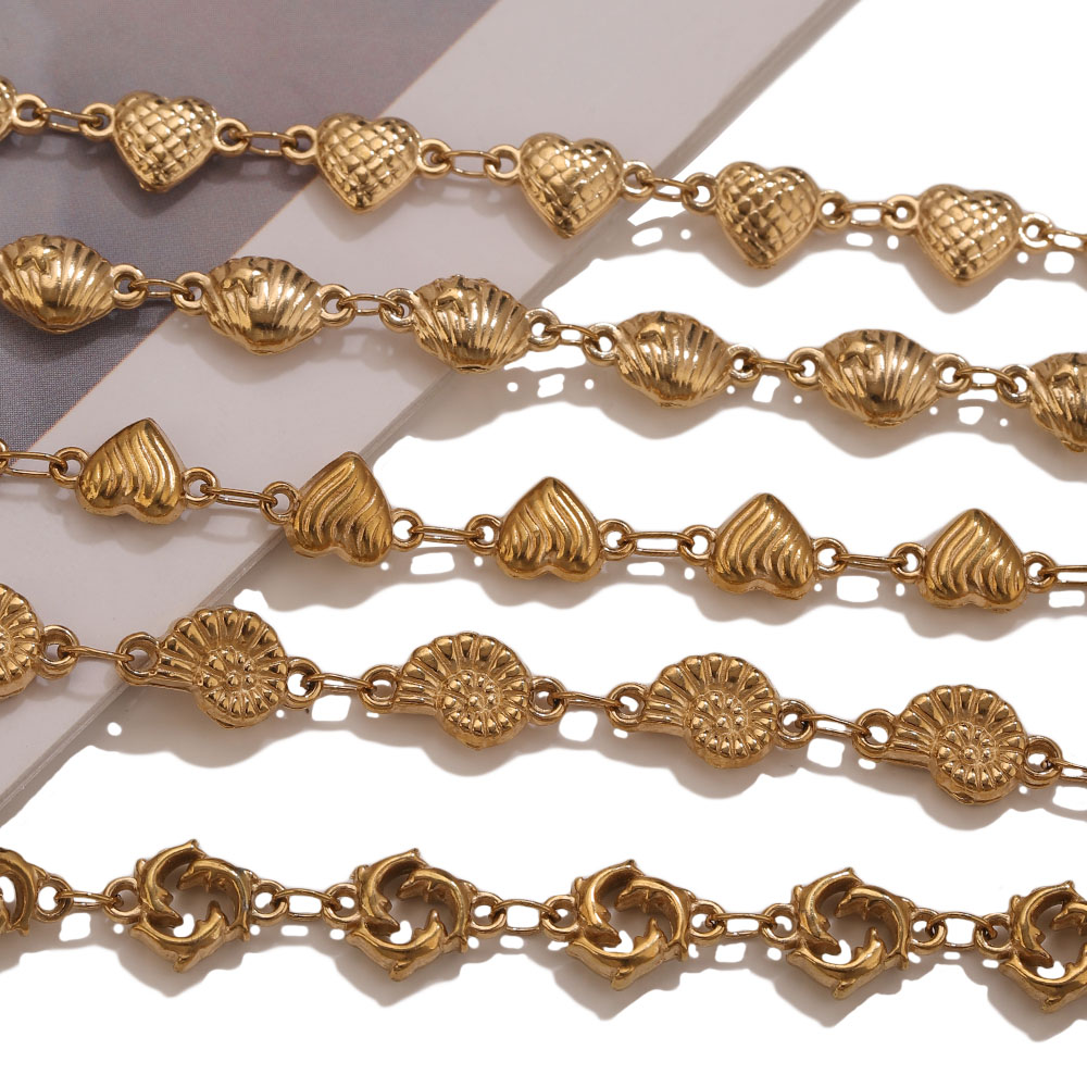 1M PVD Gold Stainless Steel He - огляд і ціна Body Jewelry Wholesale
