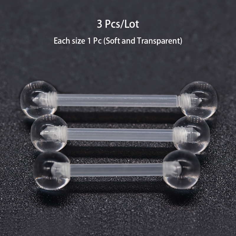3pcs/Set (Each Size 1pc) Soft  - огляд і ціна Body Jewelry Store