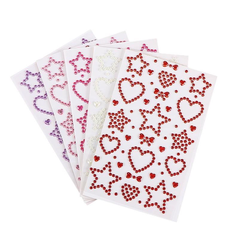 1 Sheet Colorful Self Adhesive - огляд і ціна Body Jewelry Stickers