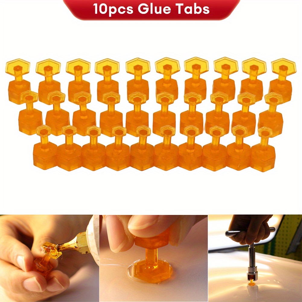 10pcs Glue Tabs for Paintless  - огляд і ціна Body Jewelry Glue
