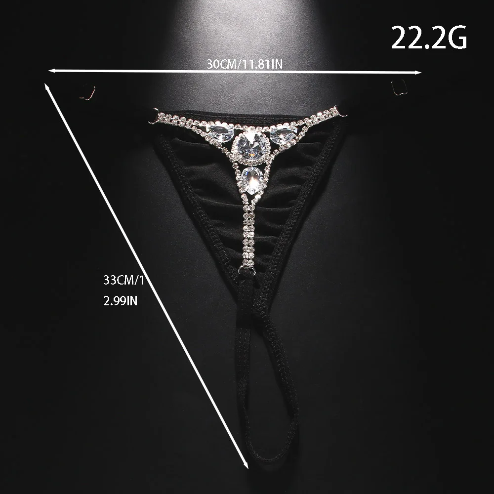 Sexy Round Rhinestone Thong Ad - огляд і ціна Body Jewelry Women